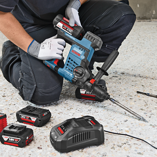 Bosch Blauw 36 v-li accu | 36v 6.0ah - gba 36v 6.0ah - 1600a00l1m