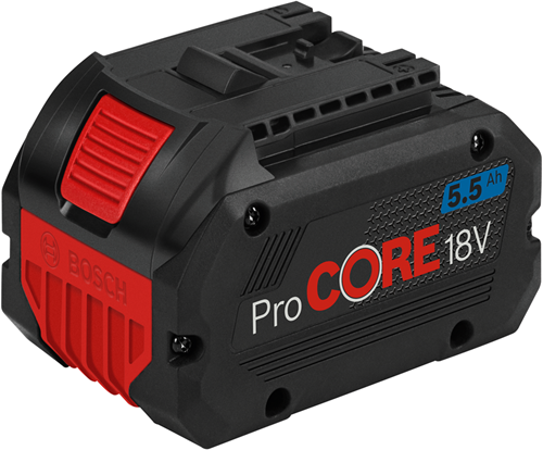 Bosch Blauw 18v starterset met 2 accu's | 1x procore18v 5.5ah + 1x procore18v 4,0ah + lader gal 1880 cv - 1600a0214a