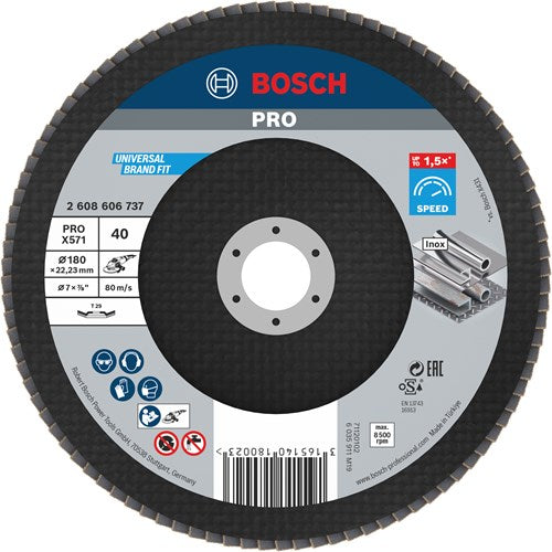 Bosch Accessoires 1 lamellenschijf 180 x571, best for metal haaks, k40 - 2608606737
