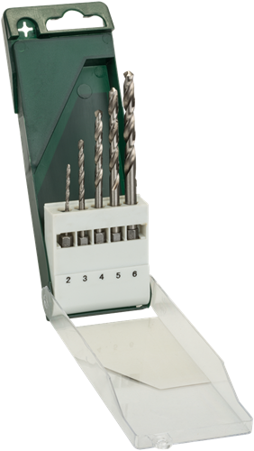Bosch Accessoires 5-delige metaalborenset hss-g met zeskantschacht - 2609255127