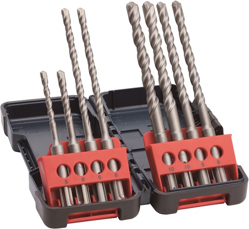 Bosch Accessoires 8-delige hamerborenset sds plus-3 | tough box - 2607019903