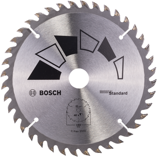 Bosch Accessoires Bosch cirkelzaagblad standard 160 x 20 x 2,2 mm - 40