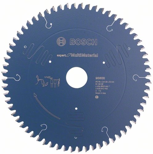 Bosch Accessoires cirkelzaagblad expert for multimaterial k v 216x30x2.4 1.8 64 - 2608642493