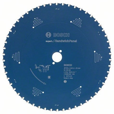 Bosch Accessoires cirkelzaagblad expert for sandwich panel 235x30x2.2 1.8x50 - 2608644143
