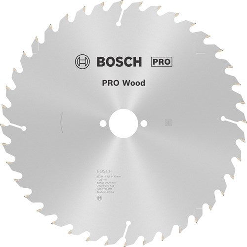 Bosch Accessoires cirkelzaagblad optiline k v 254x30x2,8 40t wz - 2608640443