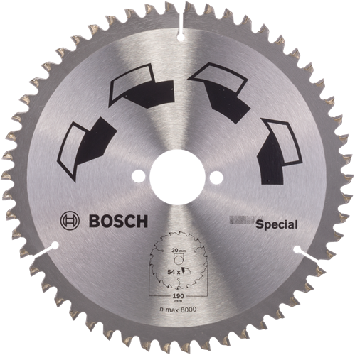 Bosch Accessoires cirkelzaagblad special 190x2x30 -,t54 - 2609256892