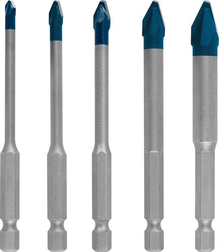 Bosch Accessoires expert hardceramic hex-9 boorset 4 5 6 8 10 mm 5-delig - 1 stuk(s) - 2608900597