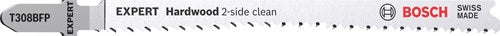 Bosch Accessoires expert ‘hardwood 2-side clean’ t 308 bfp decoupeerzaagblad 3-delig - 1 stuk(s) - 2608900547