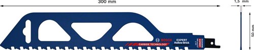 Bosch Accessoires expert ‘hollow brick’ s 1243 hm reciprozaagblad 1 stuk - 1 stuk(s) - 2608900417