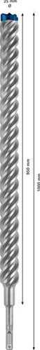 Bosch Accessoires expert sds plus-7x hamerboor 25 x 950 x 1000 mm - 1 stuk(s) - 2608900153