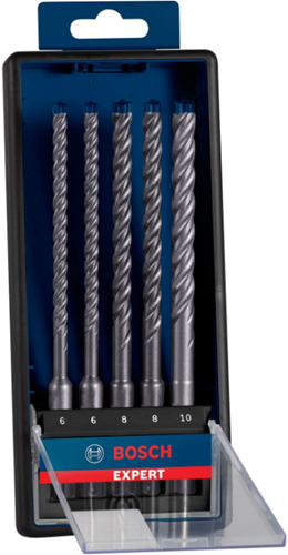 Bosch Accessoires expert sds plus-7x hamerboor 6 6 8 8 10 mm 5-delig - 2608900198