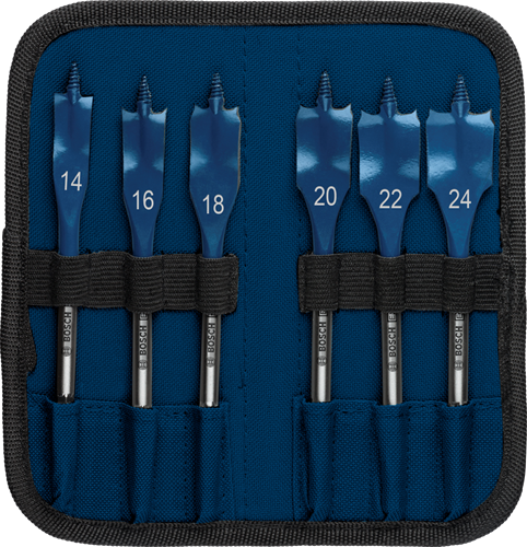Bosch Blauw Bosch accessoires expert speedborenset self cut speed | 6-delig | 14, 16, 18, 20, 22, 24 mm - 2608902108