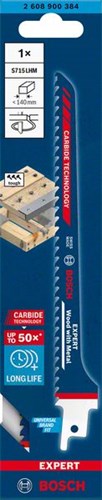 Bosch Accessoires expert ‘wood with metal’ s 715 lhm reciprozaagblad 1 stuk - 1 stuk(s) - 2608900384