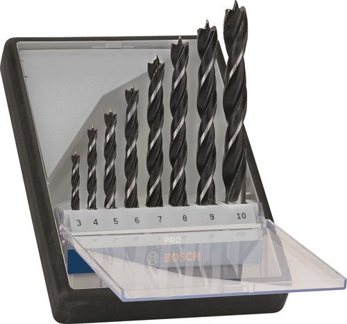 Bosch Accessoires Bosch profesional - pro wood boorset met centreerpunt, 8-delig