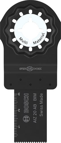 Bosch Accessoires multi material zaagblad aiz 20 ab | starlock | 20 x 30 mm | 5 stuks - 2608669252