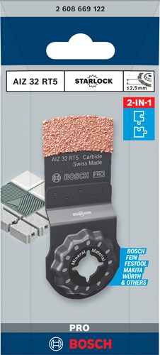 Bosch Accessoires pro aiz 32 rt5 multitool zaagblad | 2 |5 x 32 mm - 2608669122