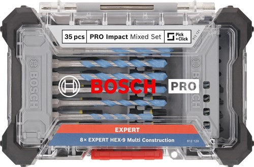Bosch Accessoires pro impact gemengde set | 35 stuks - 2608522518