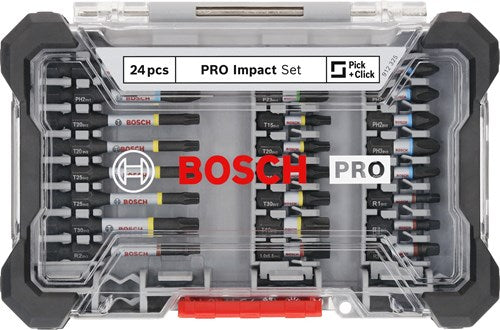 Bosch Accessoires pro impact schroefbitset | 24-delig - 2608521u75
