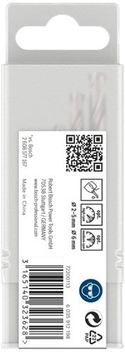 Bosch Accessoires pro metal hss-g spiraalboorset | 5-delig - 2607019114