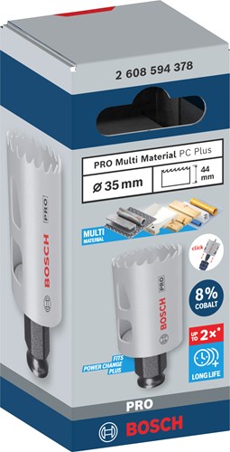 Bosch Accessoires pro multi material pc plus gatzaag | 35 mm - 2608594378