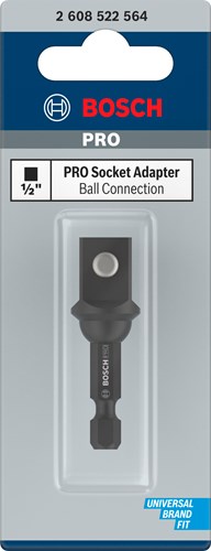 Bosch Accessoires pro socket adapter met kogelaansluiting | 1 2 | 50 mm - 2608522564