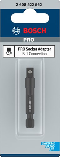 Bosch Accessoires pro socket adapter met kogelaansluiting | 1 4 | 50 mm - 2608522562
