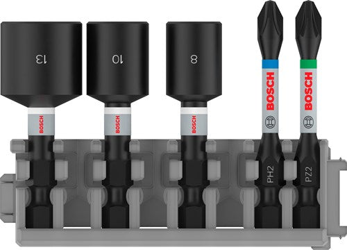 Bosch Accessoires schroefbit impact control dopsleutel 5x - 2608522350