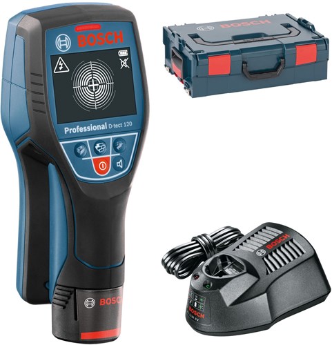 Bosch Blauw d-tect 120 multidetector + accu en lader in l-boxx - 0601081301