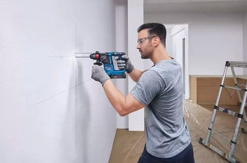 Bosch Blauw gbh 18v-18 accu-boorhamer | zonder accu's en lader - 0611927000