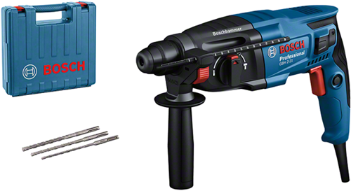 Bosch Blauw gbh 2-21 | boorhamer sds plus | 720 w | met 3-delige borenset - 06112a6002