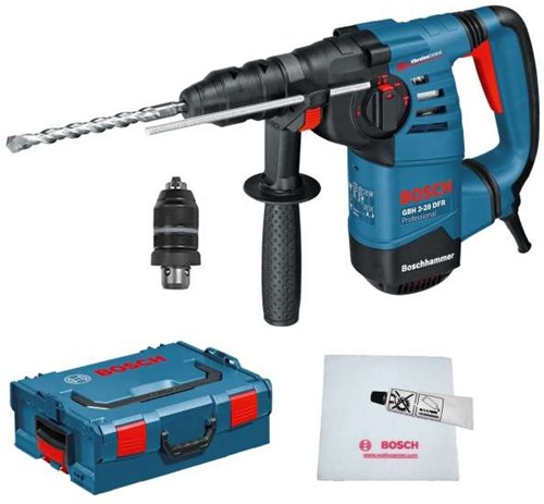 Bosch Blauw gbh 3-28 dfr boorhamer | 800w 3,1j | in l-boxx - 061124a004