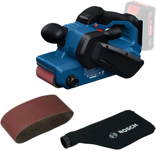 Bosch Blauw gbs 18v-75 accubandschuurmachine | zonder accu's en lader - 06012c2000
