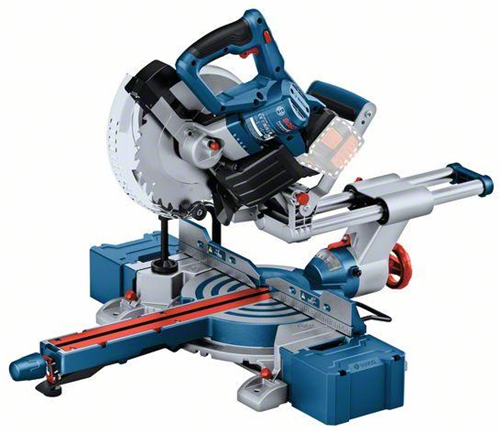 Bosch Blauw gcm 18v-216 d accu afkortzaag | 216 mm | zonder accu's en lader - 0601b51000