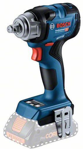 Bosch Blauw Bosch professional gds 18v-330 hc accu slagmoersleutel 330nm 1 2 frictiering 18v basic body - 06019l5000