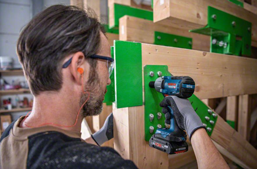 Bosch Blauw gds 18v-450 pc accu slagmoersleutel | 450 nm | zonder accu en lader | in l-boxx - 06019k4101