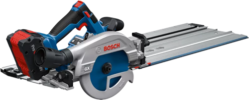Bosch Blauw gks 18v-57-2 gx professional accu cirkelzaag | 18v | + fsn440x verstekgeleider | zonder accu en lader - 06016c1003
