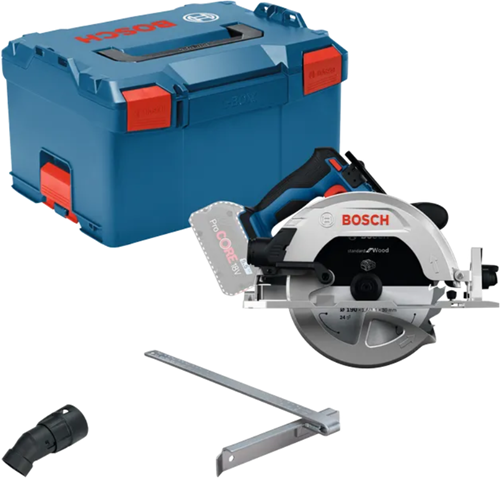 Bosch Blauw gks 18v-68-2 professional accu cirkelzaag | exclusief accu en lader in l-boxx - 06016d0001