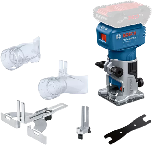 Bosch Blauw glf 18v-8 professional accu kantenfrees | 18v | zonder accu en lader | in doos - 06016c6000