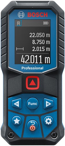 Bosch Blauw glm 50-22 | professional laserafstandsmeter | 2 x 1.5 v lr6 batterij (aa) | ip65 - 0601072s00
