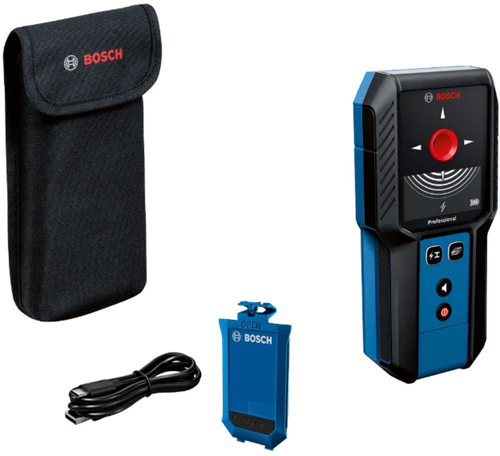 Bosch Blauw gms 120-27 detector | 1x accu ba 3,7v li-ion 1,0 ah | in doos - 0601081701