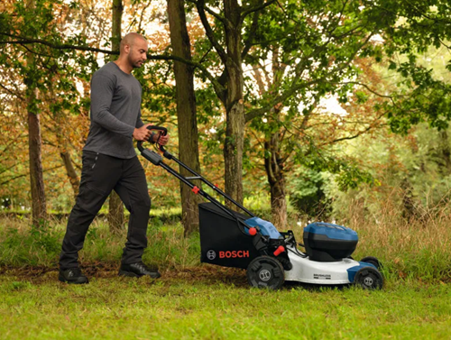 Bosch Blauw gra 18v2-46 sp professional accu grasmaaier | 2x 5.5ah procore18v accu in doos - 06008c8201