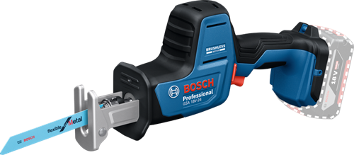 Bosch Blauw gsa 18v-24 reciprozaag | solo | incl. zaagblad s922ef en s2345x | zonder accu en lader - 06016a5100