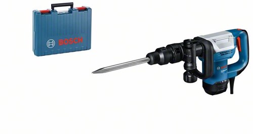 Bosch Blauw gsh 5 | breekhamer met sds max + puntbeitel koffer - 0611338700