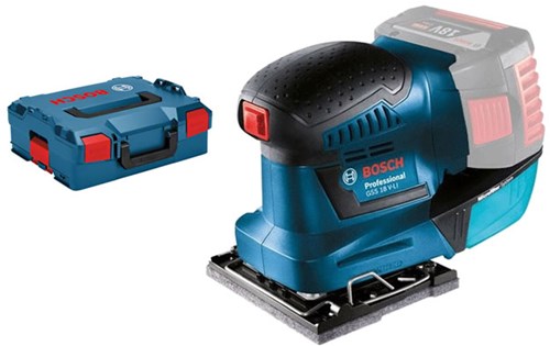 Bosch Blauw gss 18v-10 professional accu schuurmachine solo | zonder accu's en lader | in l-boxx - 06019d0202