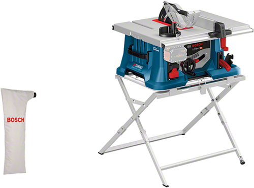 Bosch Blauw gts 18v-216 | accutafelcirkelzaag | biturbo | body | zonder accu's laders | met werktafel - 0601b44002