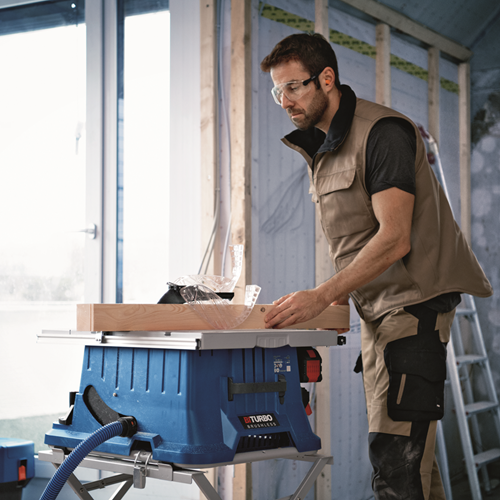 Bosch Blauw gts 18v-216 | accutafelcirkelzaag | biturbo | body | zonder accu's laders - 0601b44000