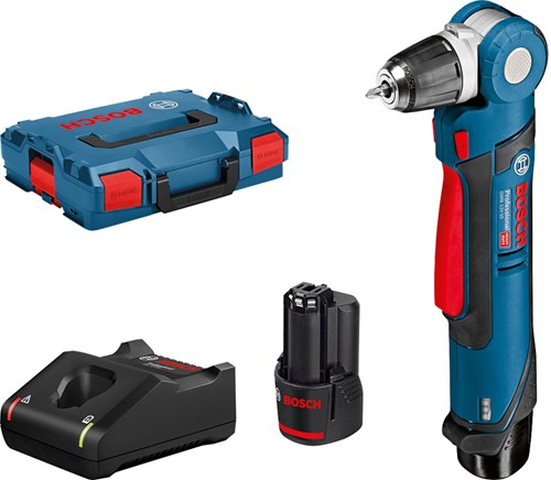 Bosch Blauw gwb 12v haakse boormachine | 12v li-ion 2.0ah - 0601390908