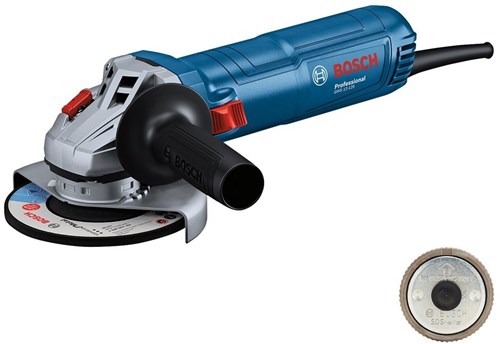 Bosch Blauw gws 12-125 haakse slijper | incl. sds moer - 06013a6104