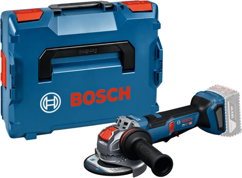 Bosch Blauw gws 18v-11 ps professional accu haakse slijper | 125mm | exclusief accu's en lader in l-boxx - 06019n4301