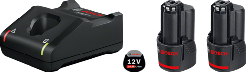 Bosch Blauw starterset basic - 2 x gba 12v 2.0ah + gal 12v-40 professional - 1600a019r8